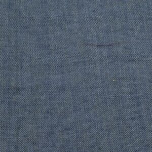 Stoff Leinen Italien cross dye Köper Blau-natur