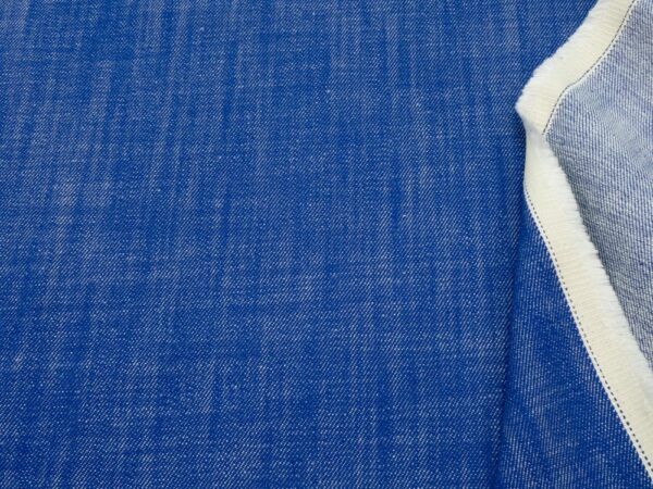 Stoff Baumwolle Denim Blue Quartz meliert – Bild 2