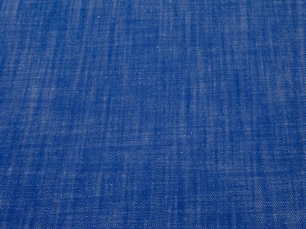 Stoff Baumwolle Denim Blue Quartz meliert