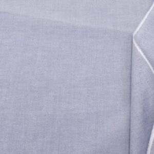 Stoff Baumwolle Oxford graublau meliert