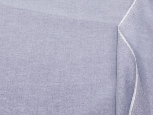 Stoff Baumwolle Oxford graublau meliert