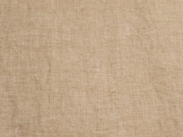 Stoff Hanf-Leinen beige meliert