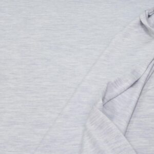 Stoff Maulbeer-Seide-Organic BW hellgrau meliert