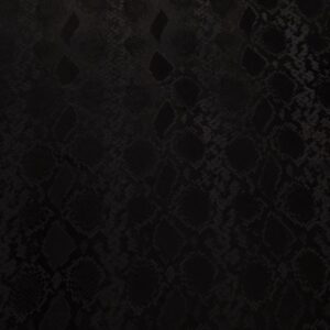 Stoff Kunst-Leder BI-ELASTISCH schwarz Schlangenmuster