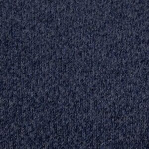 Stoff Strick extrafeine Merino Wolle melange marine-grau