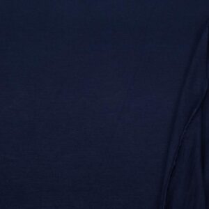 Stoff Bamboo Jersey uni Outer Space blau