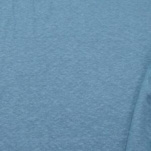 Stoff Leinen-Baumwolle Strick Storm Blue meliert