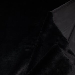 Stoff Fell schwarz