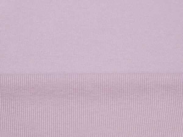 Stoff Interlock Bambus-Baumwolle mauve – Bild 2