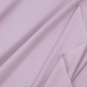 Stoff Interlock Bambus-Baumwolle mauve