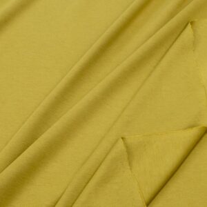 Stoff Interlock Bambus-Baumwolle Avocadogrün