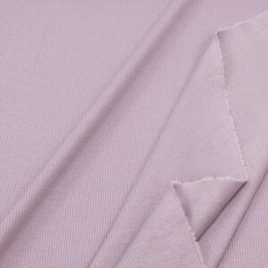 Stoff Rippe Bambus-Baumwolle mauve