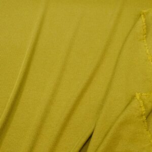 Stoff Rippe Bambus-Baumwolle Avocadogrün