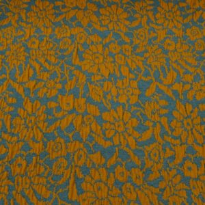 Stoff Merino Cloque Fransen beidseitig Merinowolle salbeigrün-kurkuma