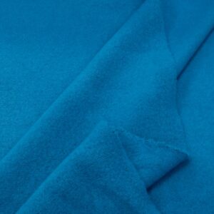 Stoff Merino Flausch Fjord Blue