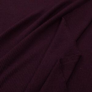Stoff Woll-Rippe Schurwolle aubergin