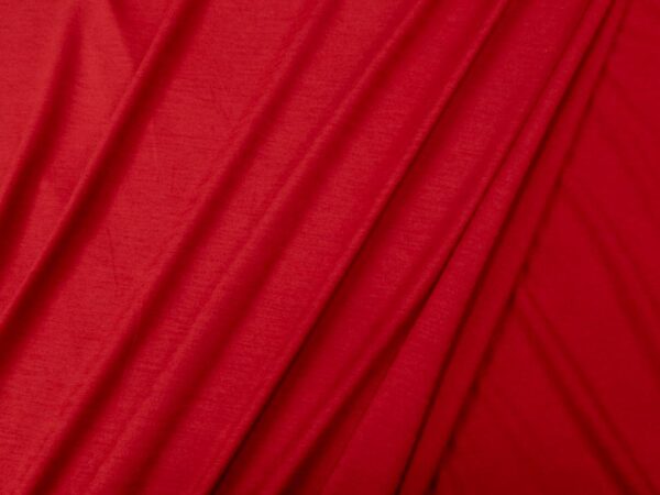 Stoff Merino Jersey tomatengrün
