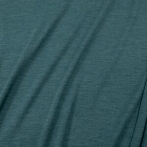 Stoff Merinowolle Strick Extra fein petrol