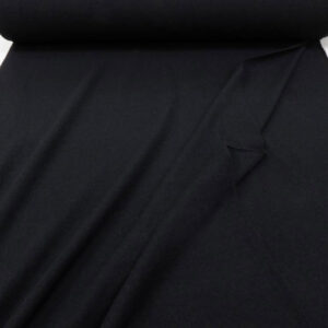 Stoff Merino-Wolle Kaschmir touch schwarz