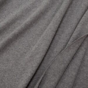 Stoff Merino Wolle - Kaschmir touch Steeple Gray meliert