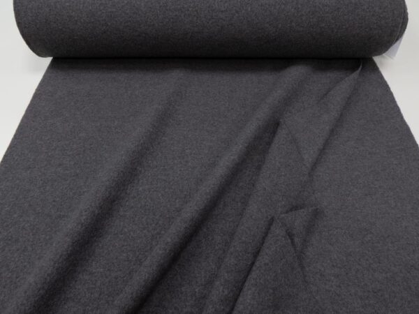 Stoff Merino Walk Mulesing free dunkelgrau meliert – Bild 2