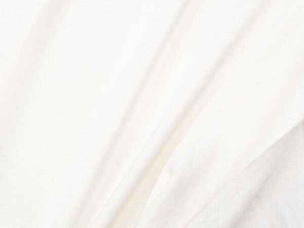 Stoff Viskose Stretch innen aufgeraut offwhite