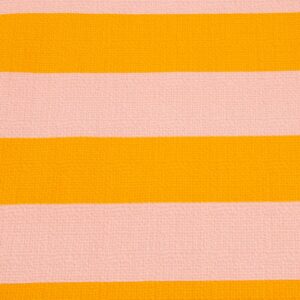 Stoff BW Miniseersucker Druck Streifen orange-rosa