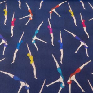 Stoff Dralon Gewebe Schwimmerinnen