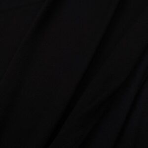 Stoff Rippenjersey schwarz