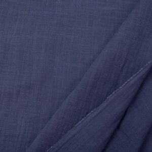 Stoff Mousseline Gray Blue
