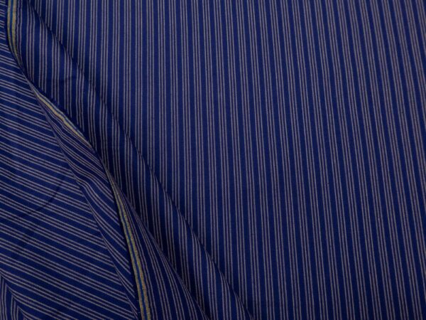 Stoff Webstoff Lugano Streifen blau-blau