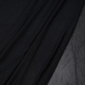 Stoff Charmeuse Lining schwarz