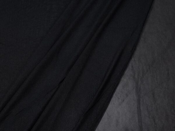 Stoff Charmeuse Lining schwarz