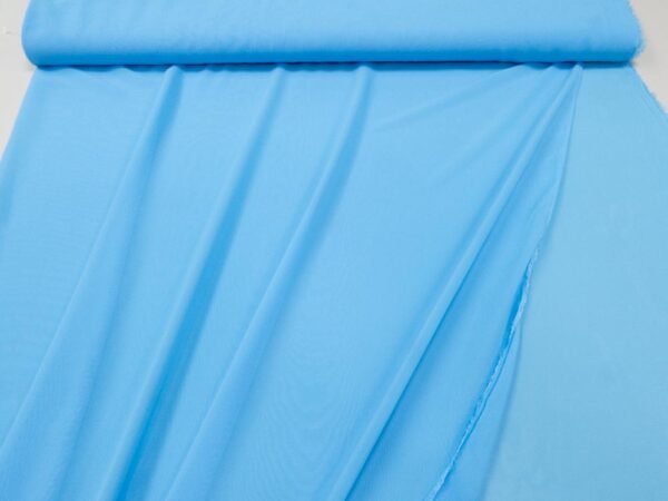 Stoff Chiffon Aquarius blue – Bild 2
