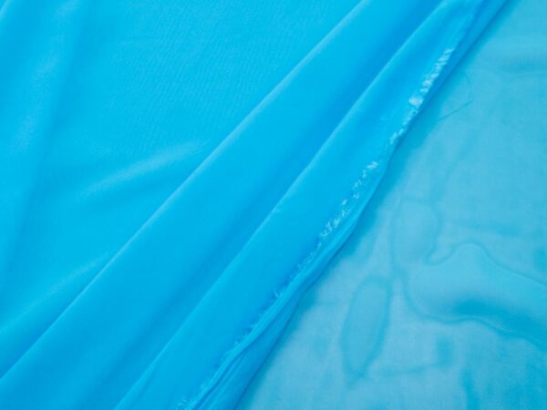 Stoff Chiffon Aquarius blue