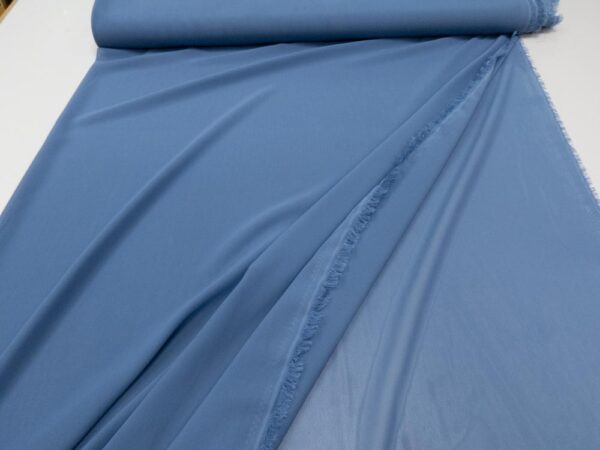 Stoff Chiffon blaugrau – Bild 2