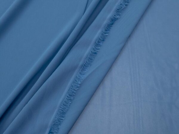 Stoff Chiffon blaugrau