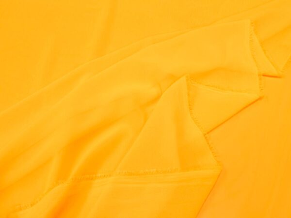 Stoff Chiffon neonorange – Bild 2