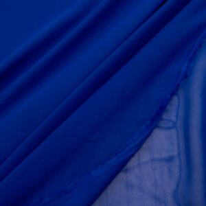 Stoff Chiffon Lapis Blue