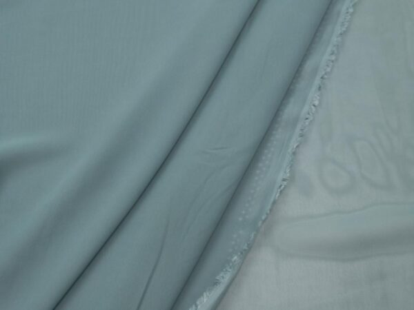 Stoff Chiffon silver pine