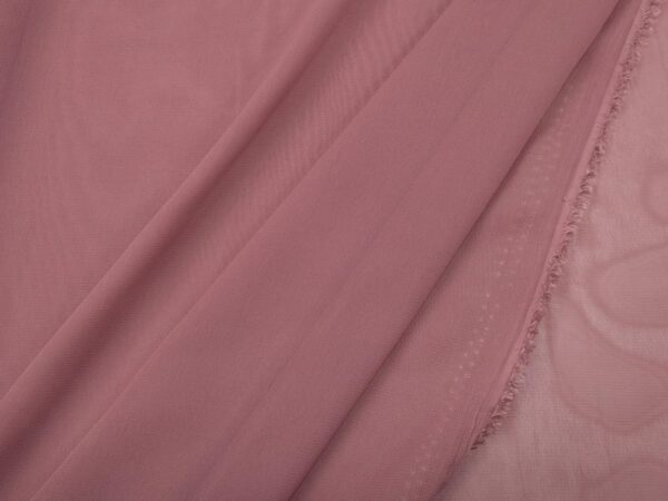 Stoff Chiffon dark old pink