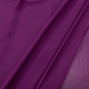 Stoff Chiffon cassis