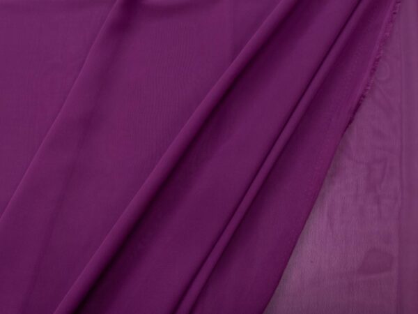 Stoff Chiffon cassis