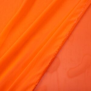 Stoff Chiffon neonorange