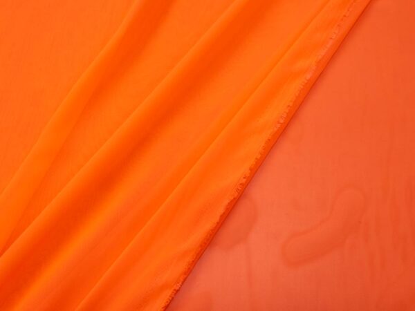 Stoff Chiffon neonorange