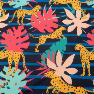 Stoff Lycra Gepard goes wild