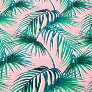 Stoff Lycra Palmblätter
