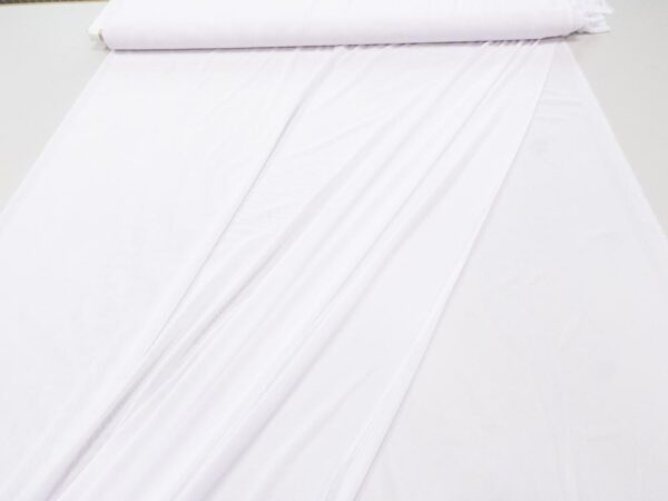 Stoff Lycra-Tüll mesh weiss – Bild 2