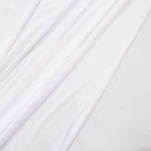 Stoff Lycra-Tüll mesh weiss