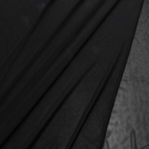 Stoff Lycra-Tüll mesh schwarz